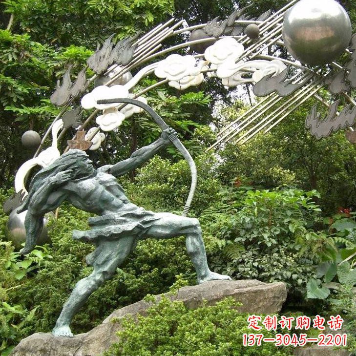 合肥后羿射日雕塑