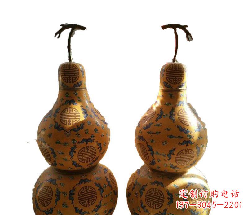 合肥传统文化精美葫芦铜雕