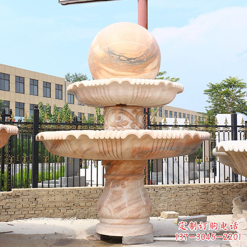 合肥湖南石雕风水球,传统工艺与现代美学完美结合