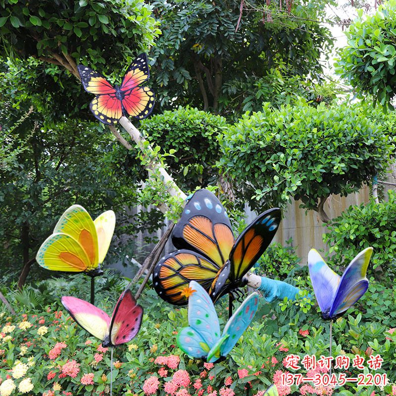合肥蝴蝶玻璃钢仿真雕塑