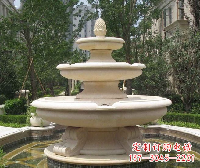 合肥丰富精美的喷泉石雕