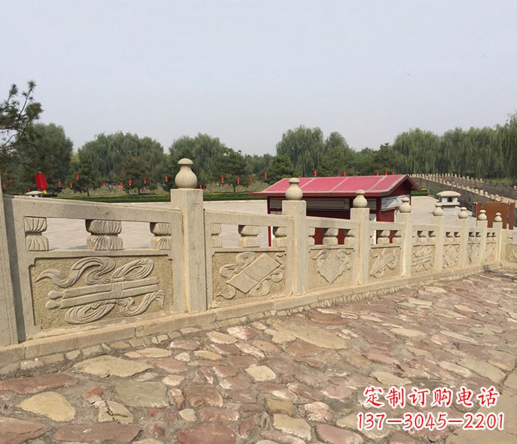 合肥护城河大理石栏板雕塑