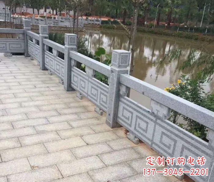 合肥中领雕塑护城河建筑石雕栏板