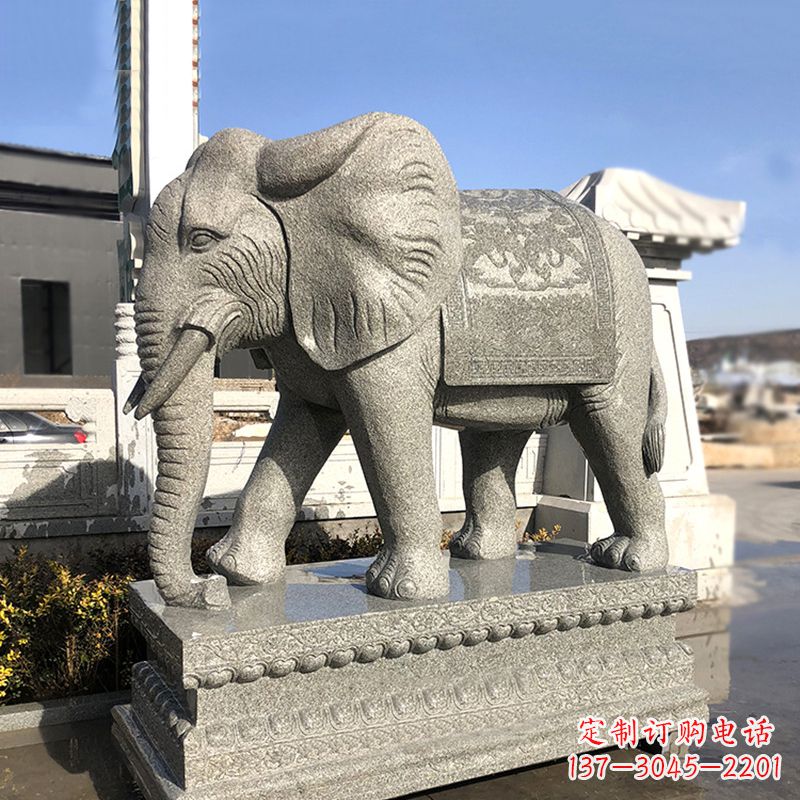 合肥花岗岩大象石雕,融合古典与现代的艺术精品
