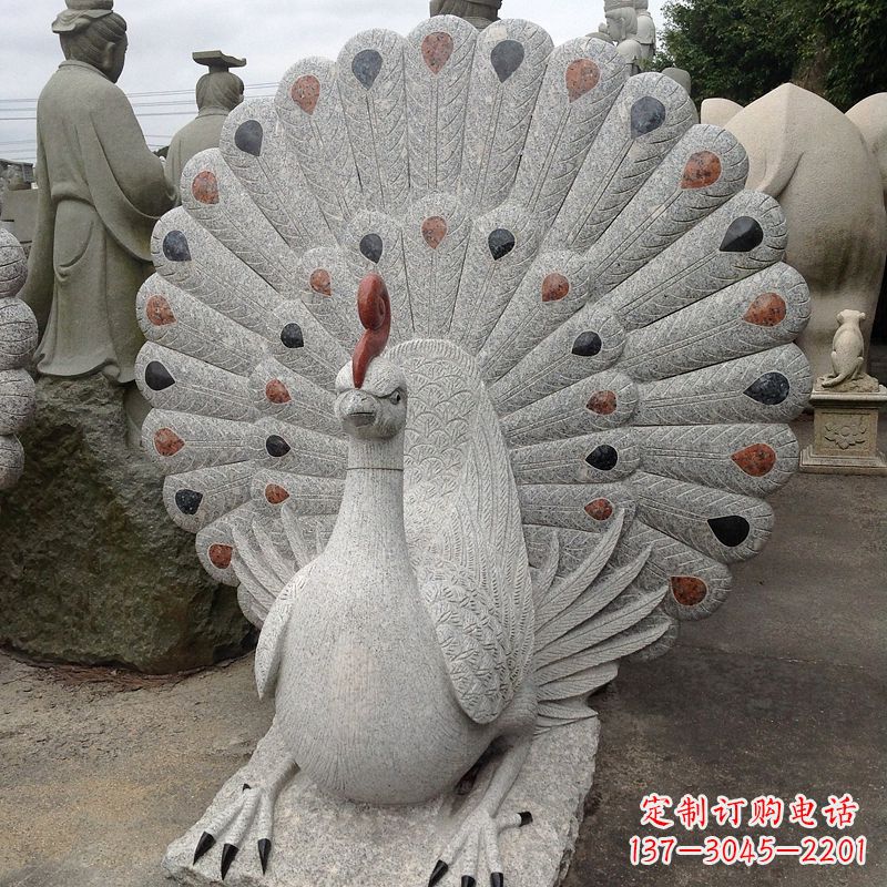 合肥花岗岩孔雀雕塑——艺术与文化交融