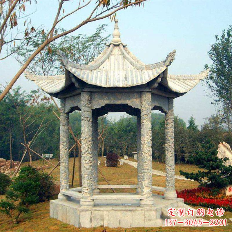 合肥花岗岩庭院石凉亭