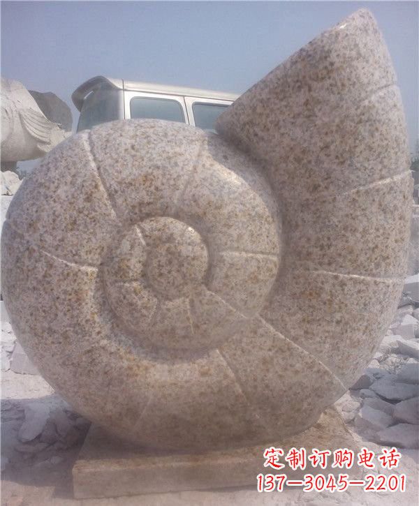 合肥花岗岩蜗牛石雕