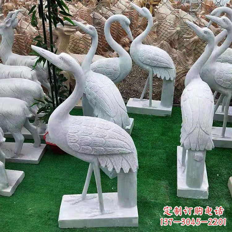 合肥花岗岩仙鹤石雕