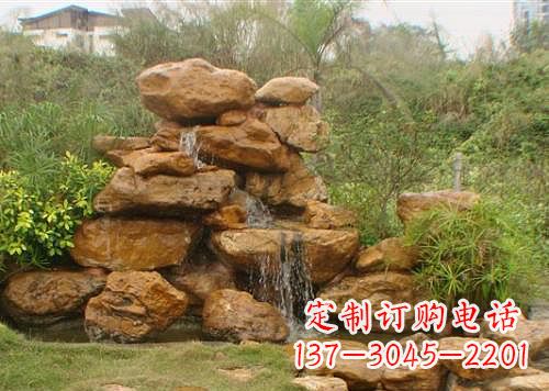 合肥黄蜡石假山雕塑,古典美感与精细工艺的完美结合