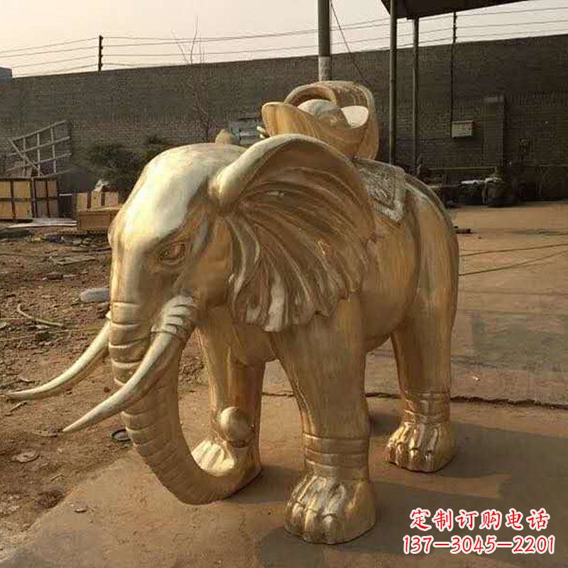 合肥黄铜大象雕塑