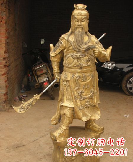 合肥优美勇猛的关公雕塑