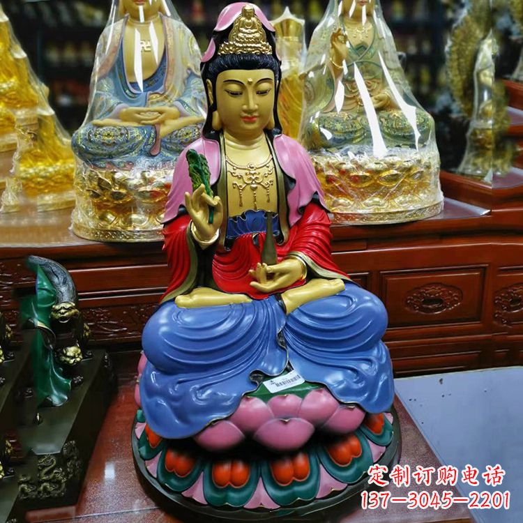 合肥黄铜观音雕像,让您的家居增添神秘感