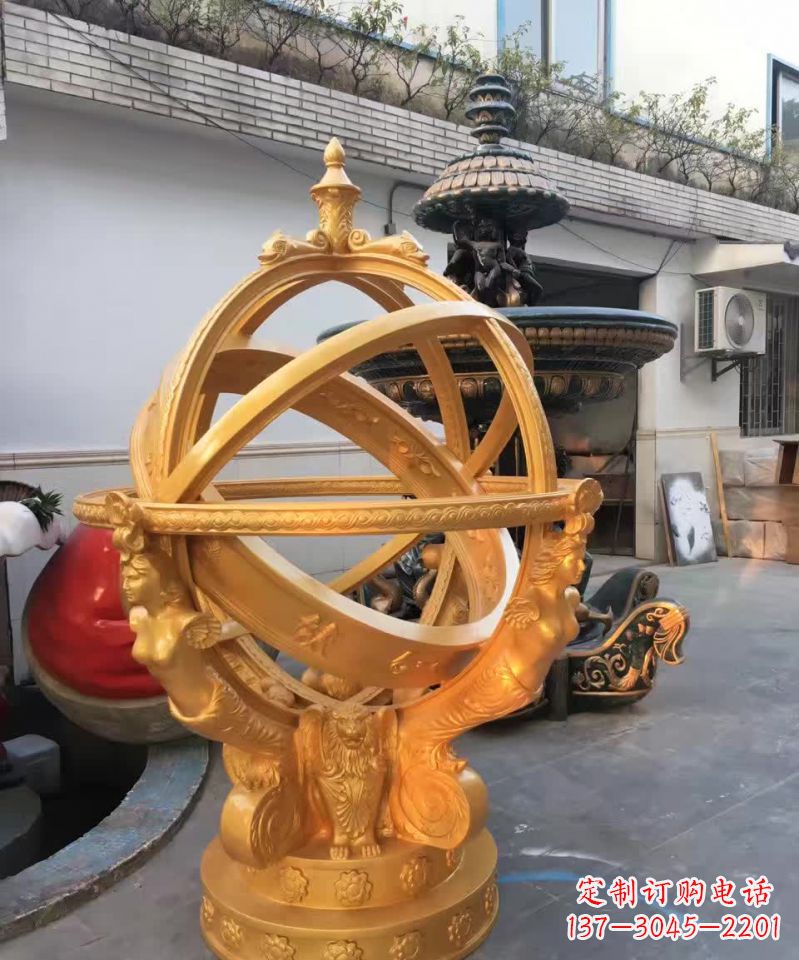 合肥黄铜广场浑天仪雕塑