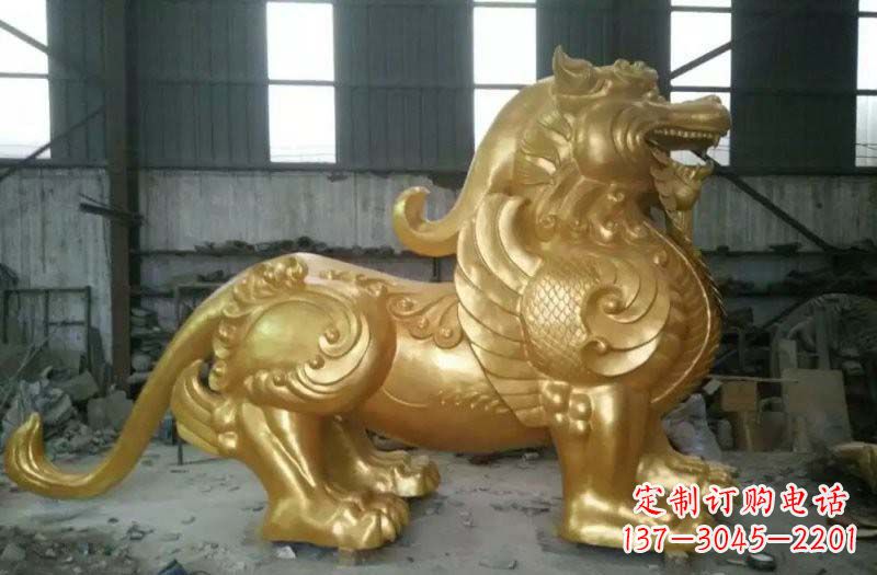 合肥精致定制黄铜貔貅雕塑