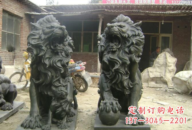 合肥高质量铜制狮子雕塑