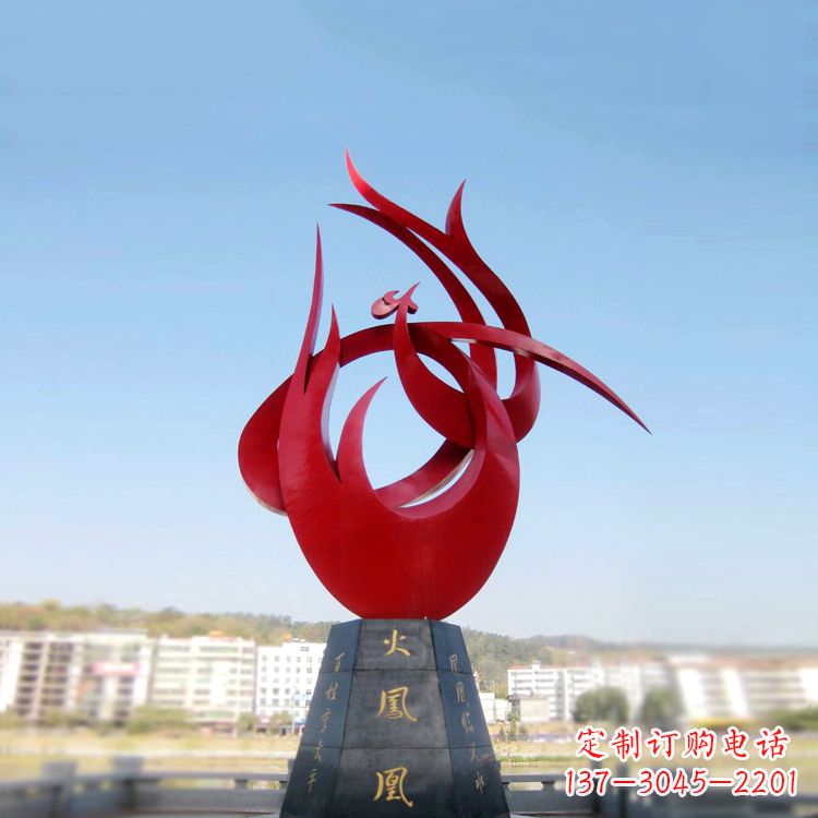 合肥火凤凰不锈钢雕塑