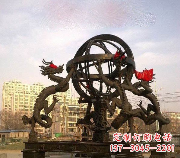 合肥浑天仪铜雕:以精湛的手工雕刻出活生生的精美作品
