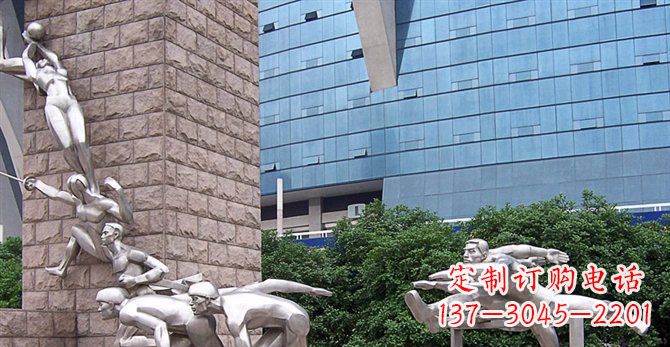 合肥不锈钢运动员人物雕塑