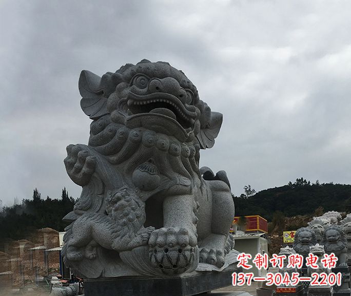 合肥南方狮子石雕,让街边景观更加美观