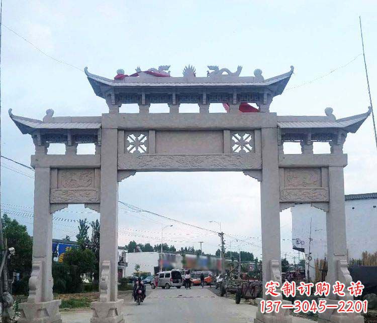 合肥中领雕塑,传承传统,卓越牌坊雕塑