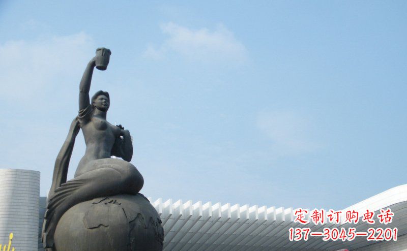 合肥中领雕塑推出的精美雕塑——铜铸地球塑像,…