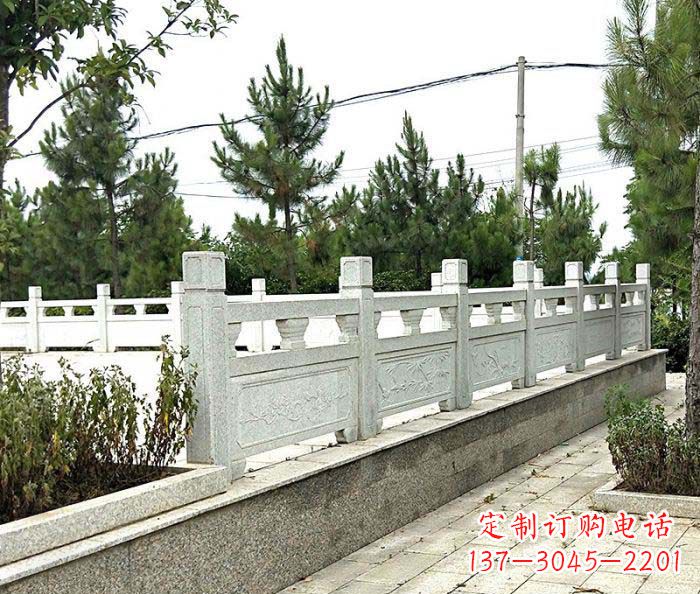 合肥景区大理石栏杆石雕_2