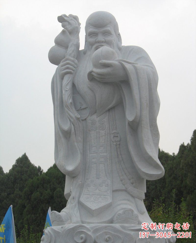 合肥大理石老寿星雕塑,重现传统文化的美好