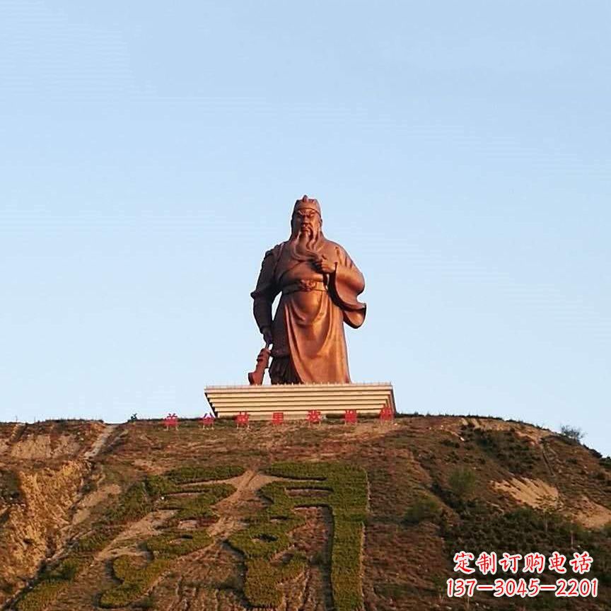 合肥中领雕塑精心打造的历史名将关公雕像