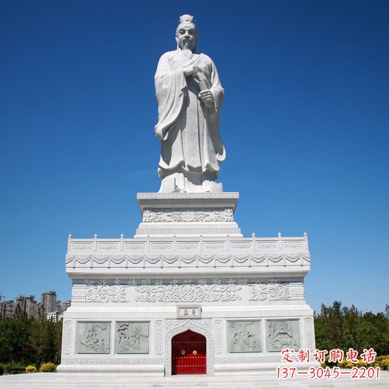 合肥礼赞中国古代思想家孟子,领雕塑迎来高雅雕塑定制!