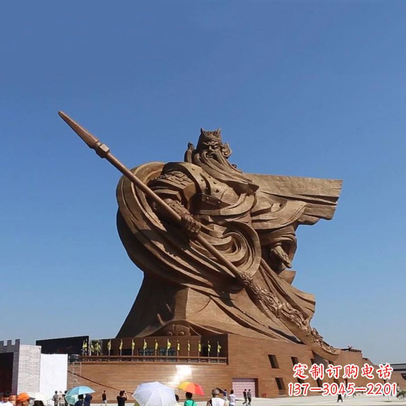 合肥精美大型历史名人关公铜雕