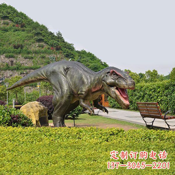 合肥精美玻璃钢制霸王龙雕塑