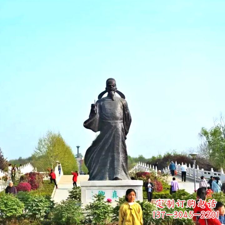 合肥精美颜真卿铜雕塑像