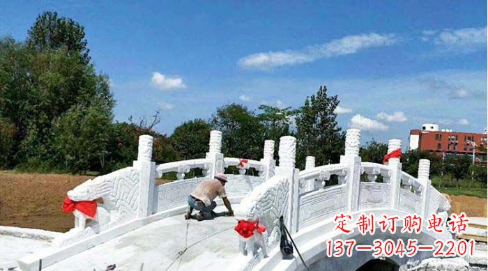 合肥标题:领雕塑——最具艺术魅力的汉白玉石雕拱桥