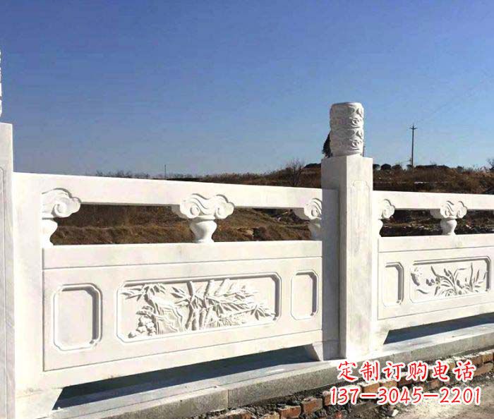 合肥泰安中领雕塑汉白玉石浮雕栏板