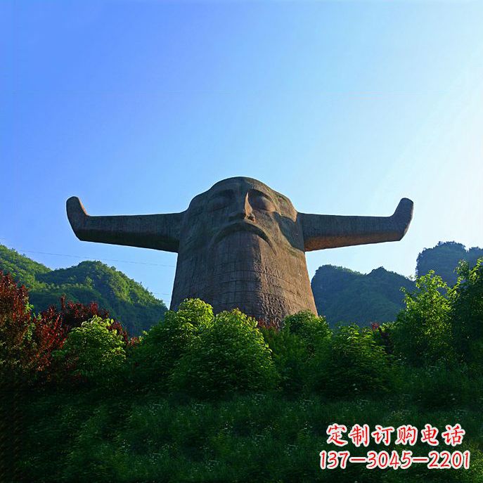 合肥中领雕塑:神农头像雕塑