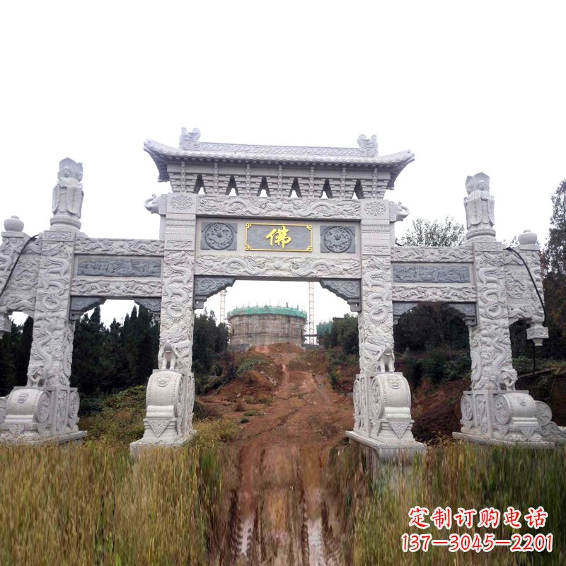 合肥景区入口石牌坊雕塑,为您塑造独一无二的精美雕塑