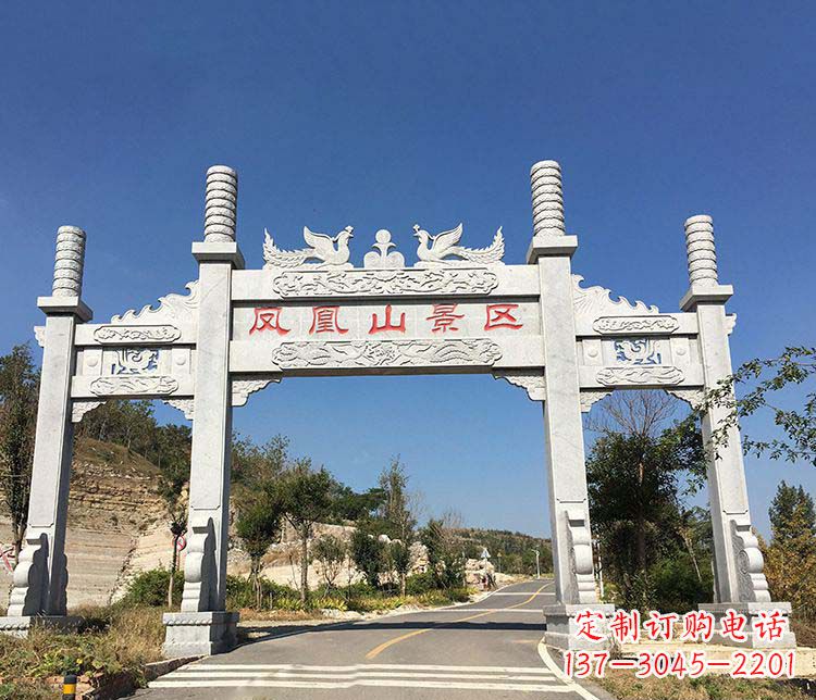 合肥中领雕塑:高质量牌坊石雕