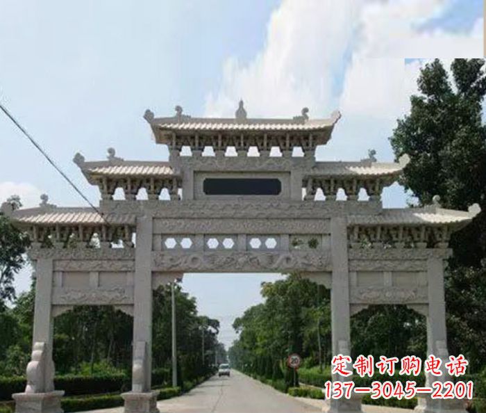 合肥高品质牌坊石雕,专为客户量身定制