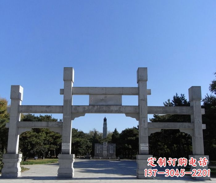 合肥中领雕塑石雕牌坊定制