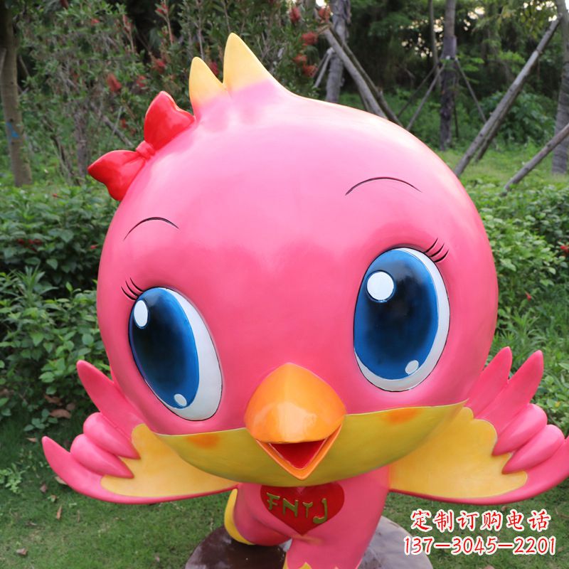 合肥中领雕塑精致玻璃鸽子雕塑