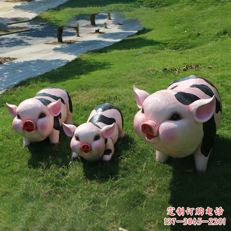 合肥全新卡通猪雕塑,为您的家居装饰带来活力