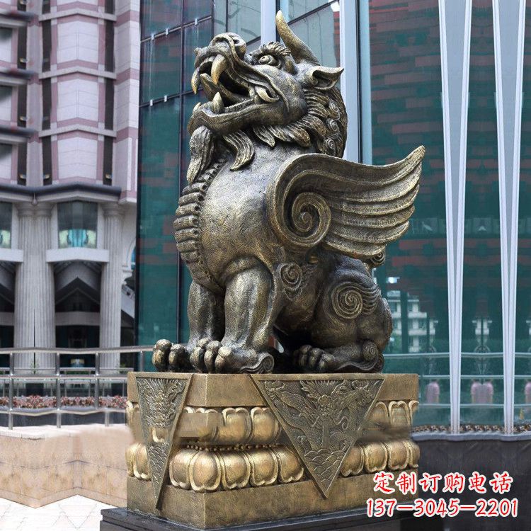 合肥享受艺术的迷人之美:貔貅铜雕