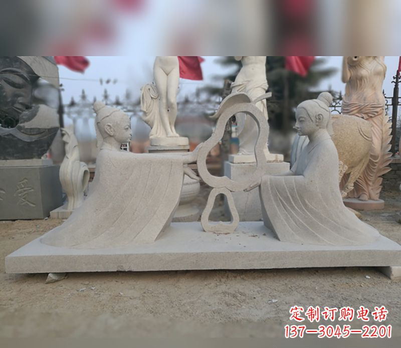 合肥选择传统工艺,重现古代大臣孔融的精致雕塑