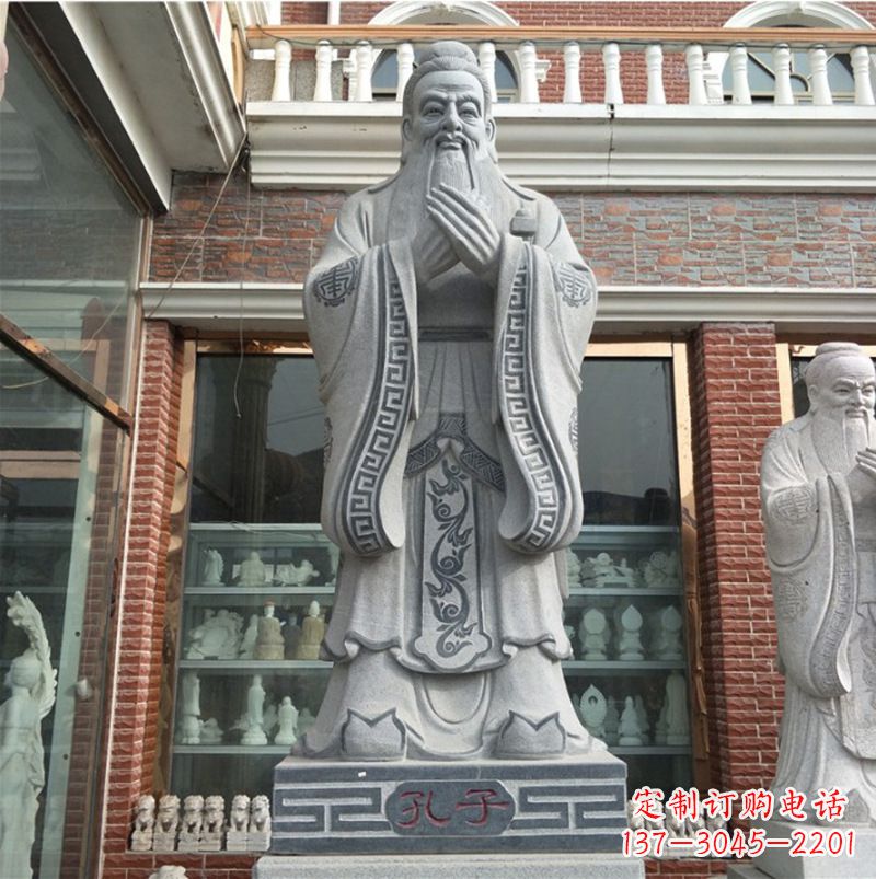 合肥传承历史的伟大孔子雕塑
