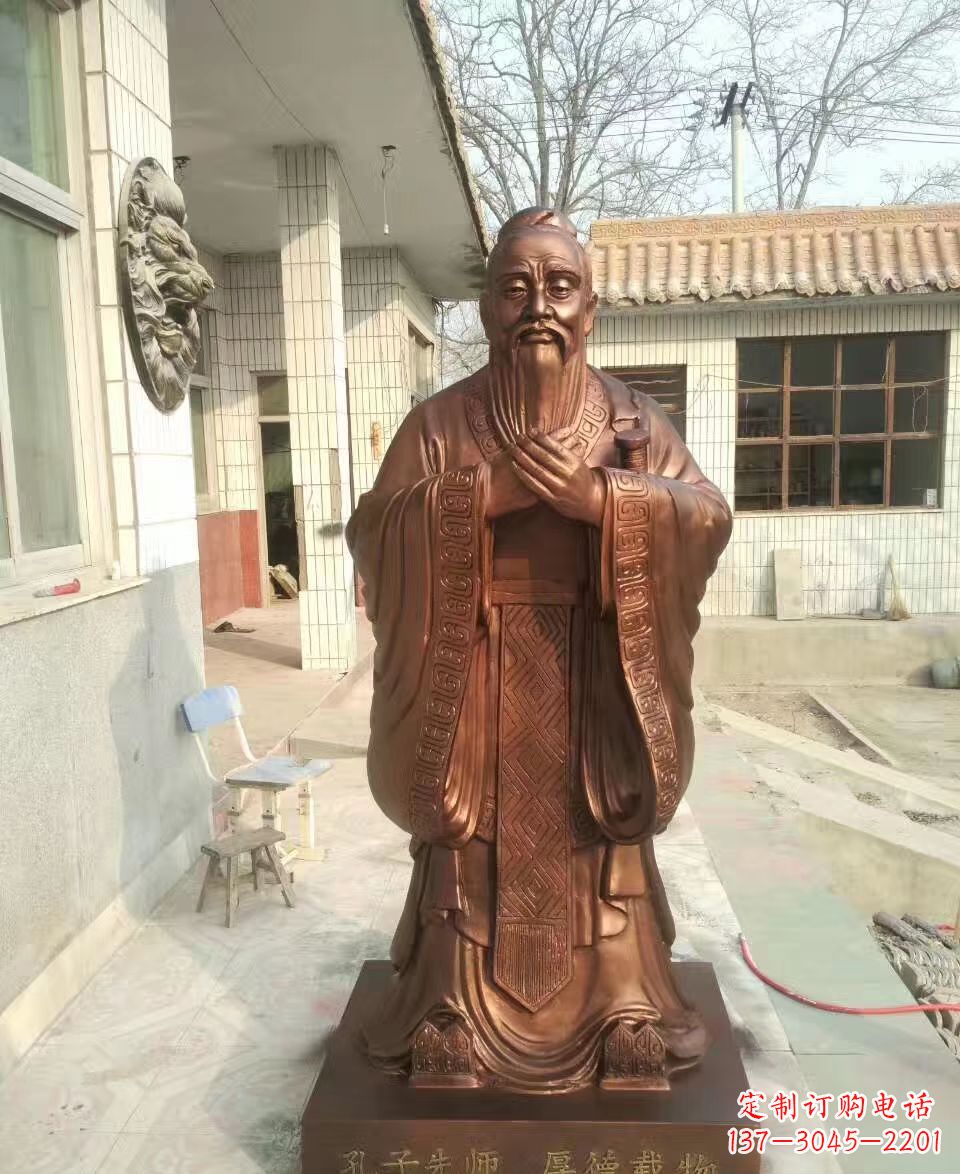 合肥孔子雕塑 (2)