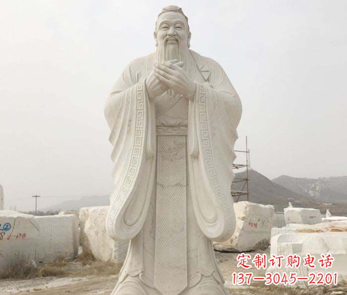 合肥孔子古代名人石雕