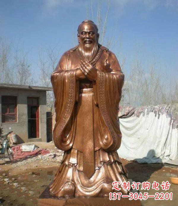 合肥精致铸造——领雕塑出品的孔子铜雕