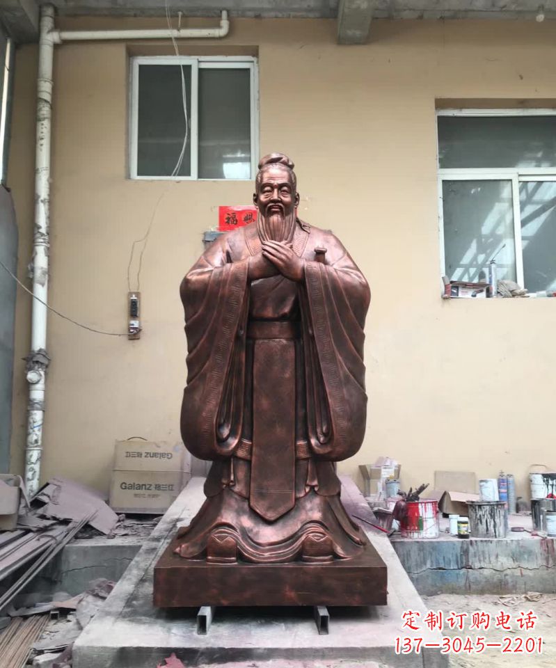 合肥传承中华文化精髓,尊崇古代伟大思想家——中领雕塑定制孔子雕塑