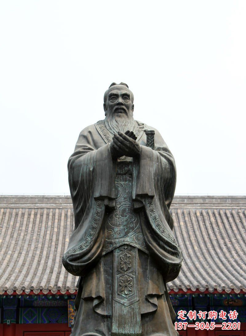 合肥高雅古典,孔子青铜雕塑