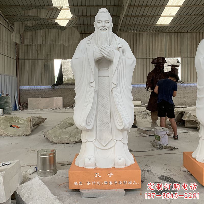 合肥孔子石雕,传承智慧与文化
